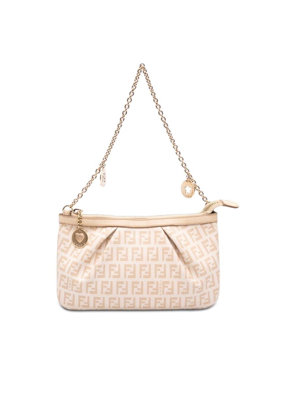 Fendi Zucchino Spalmati Chain Pochette #361176F71B